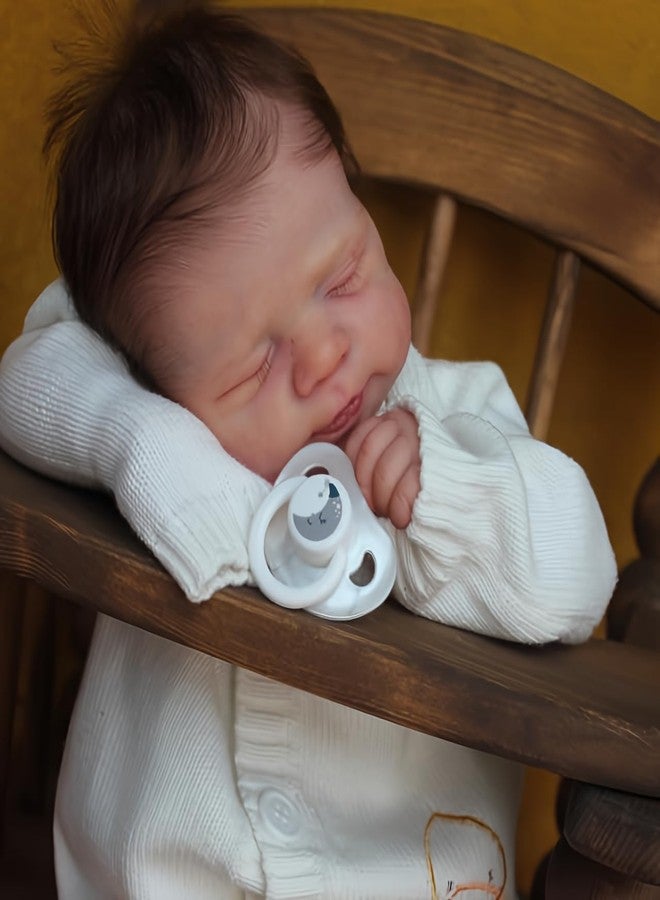 Anano Reborn Baby Dolls Boy, 18 in Realistic Baby Doll Lifelike, Silicone Babys Doll Newborn, Real Life Babys, Silicone Reborn Dolls Cloth Body with Accessories - Image 1